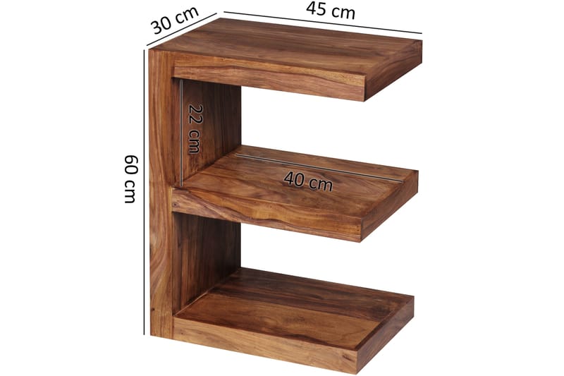 Ovingdean Sidobord 45 cm - Trä/natur - Möbler - Bord & matgrupper - Avlastningsbord - Brickbord & småbord