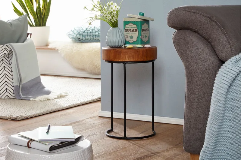 Provine Sidobord 28 cm - Trä/natur - Möbler - Bord & matgrupper - Avlastningsbord - Brickbord & småbord