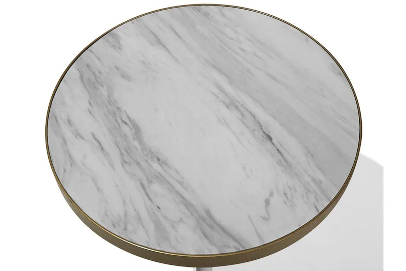 Ramona Sidobord 44 cm - Vit - Möbler - Bord & matgrupper - Avlastningsbord - Brickbord & småbord