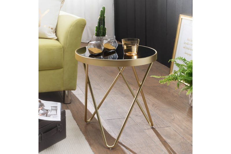 Reineck Sidobord 42 cm - Guld - Möbler - Bord & matgrupper - Avlastningsbord - Brickbord & småbord