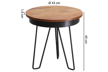 Roetter Sidobord 43 cm - Möbler - Bord & matgrupper - Avlastningsbord - Brickbord & småbord