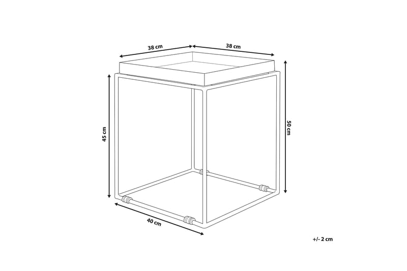 Sa|on Sidobord 40 cm - Vit - Möbler - Bord & matgrupper - Avlastningsbord - Brickbord & småbord