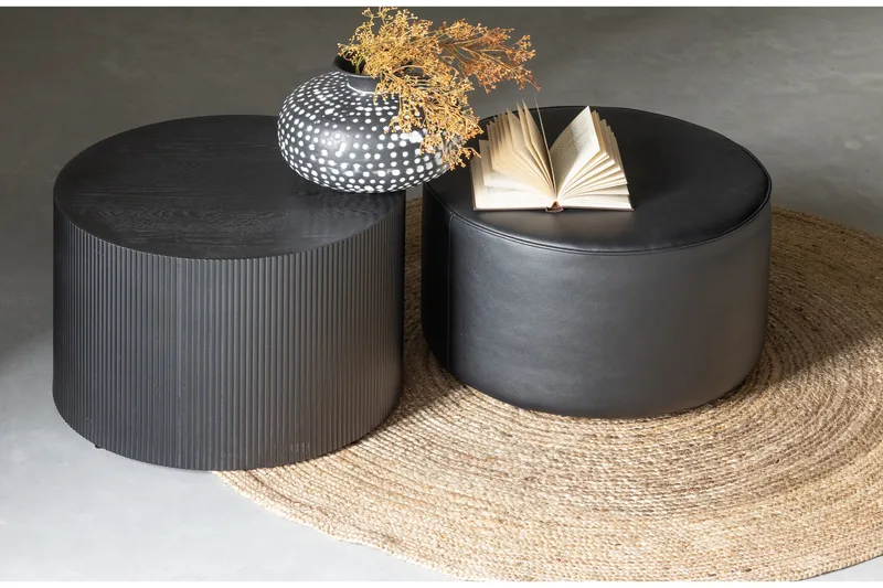 Senan Sidobord 60 cm Runt - Svart - Möbler - Bord & matgrupper - Avlastningsbord - Brickbord & småbord