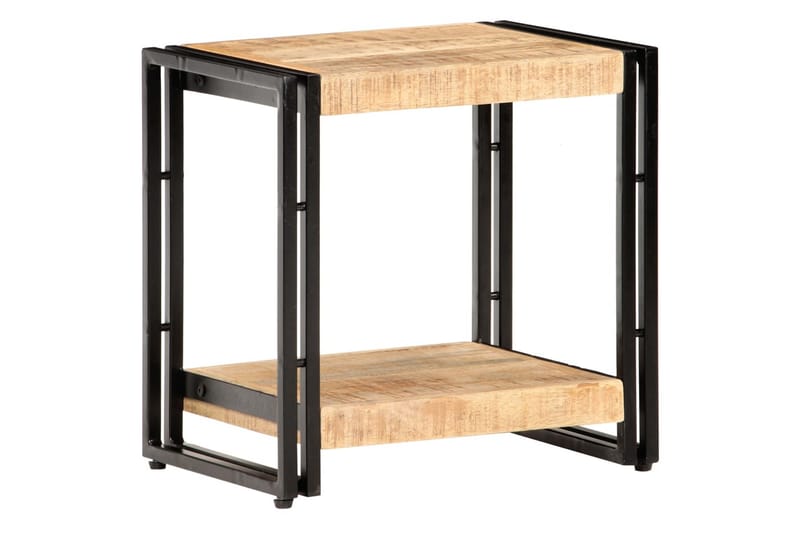 Sidobord 40x30x40 cm massivt grovt mangoträ - Brun - Möbler - Bord & matgrupper - Avlastningsbord - Brickbord & småbord