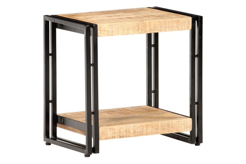 Sidobord 40x30x40 cm massivt grovt mangoträ - Brun - Möbler - Bord & matgrupper - Avlastningsbord - Brickbord & småbord