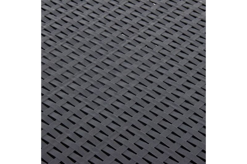 Sidobord antracit 54x54x36,5 cm plast - Grå - Lampbord - Brickbord & småbord