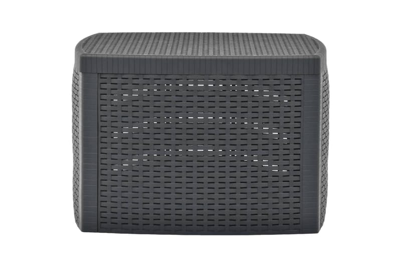 Sidobord antracit 54x54x36,5 cm plast - Grå - Möbler - Bord & matgrupper - Avlastningsbord - Brickbord & småbord
