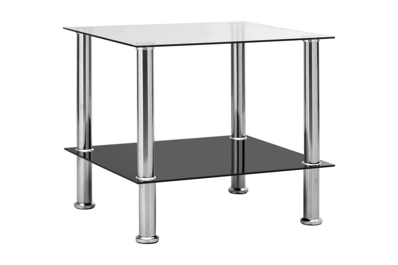 Sidobord genomskinligt 45x50x45 cm glas - Transparent - Möbler - Bord & matgrupper - Avlastningsbord - Brickbord & småbord