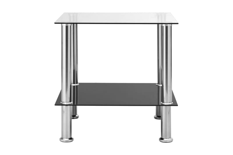 Sidobord genomskinligt 45x50x45 cm glas - Transparent - Möbler - Bord & matgrupper - Avlastningsbord - Brickbord & småbord