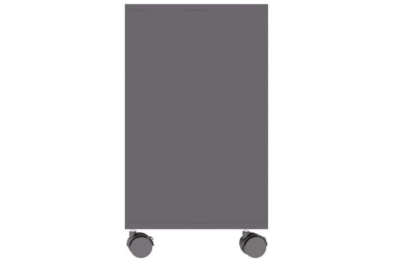 Sidobord grå högglans 70x35x55 cm spånskiva - Grå - Möbler - Bord & matgrupper - Avlastningsbord - Brickbord & småbord