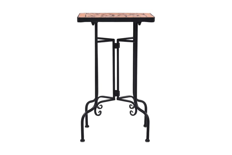Sidobord i mosaik terrakotta keramik - Brun - Utemöbler - Utebord & trädgårdsbord - Cafebord