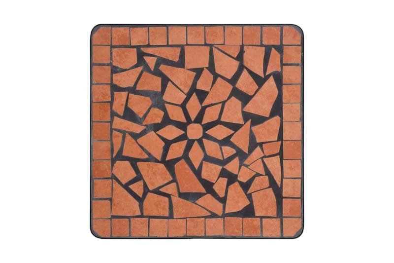 Sidobord i mosaik terrakotta keramik - Brun - Utemöbler - Utebord & trädgårdsbord - Cafebord