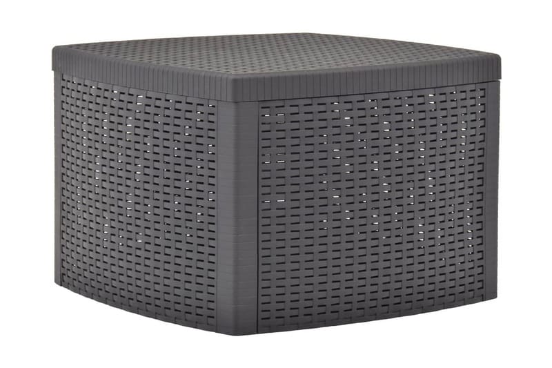 Sidobord mocka 54x54x36,5 cm plast - Grå - Möbler - Bord & matgrupper - Avlastningsbord - Brickbord & småbord