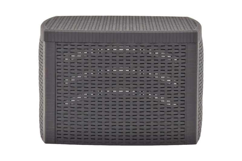 Sidobord mocka 54x54x36,5 cm plast - Grå - Möbler - Bord & matgrupper - Avlastningsbord - Brickbord & småbord