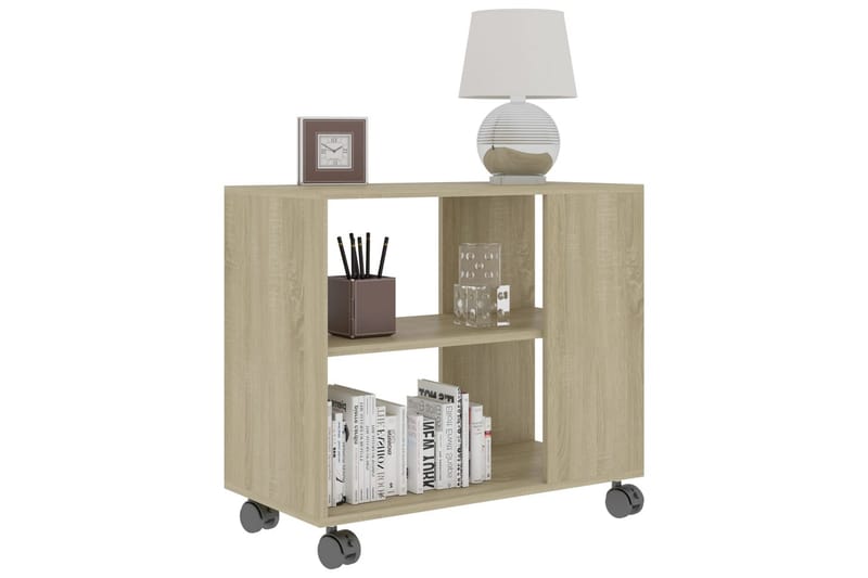 Sidobord sonoma-ek 70x35x55 cm spånskiva - Brun - Möbler - Bord & matgrupper - Avlastningsbord - Brickbord & småbord