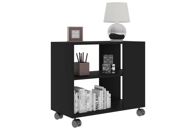 Sidobord svart 70x35x55 cm spånskiva - Svart - Möbler - Bord & matgrupper - Avlastningsbord - Brickbord & småbord