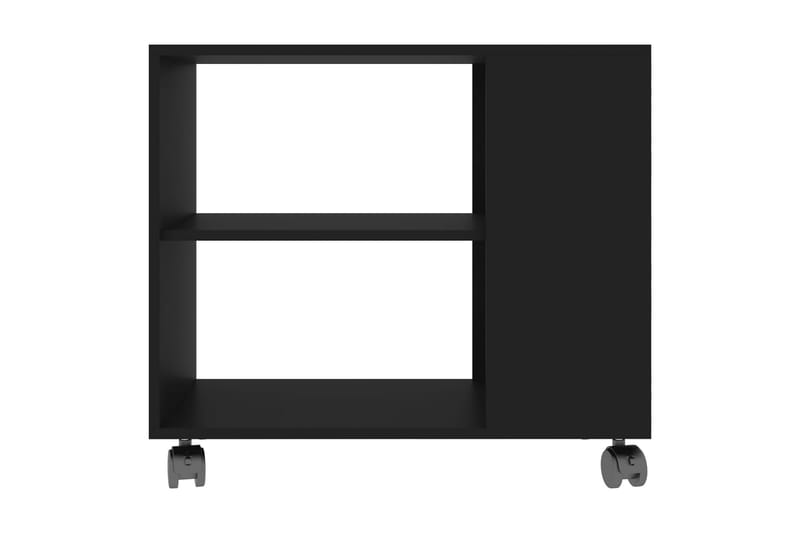 Sidobord svart 70x35x55 cm spånskiva - Svart - Lampbord - Brickbord & småbord