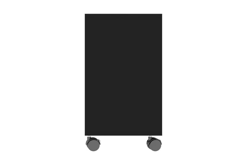 Sidobord svart 70x35x55 cm spånskiva - Svart - Lampbord - Brickbord & småbord