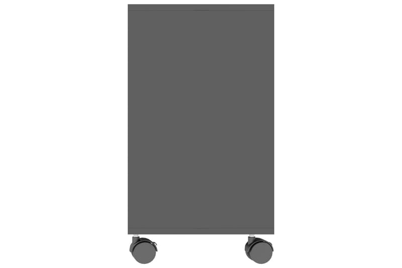 Sidobord svart högglans 70x35x55 cm spånskiva - Svart - Lampbord - Brickbord & småbord