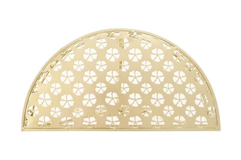 Sidobord vintage stil halvrunt metall 72x36x74 cm guld - Guld - Möbler - Bord & matgrupper - Avlastningsbord - Brickbord & småbord