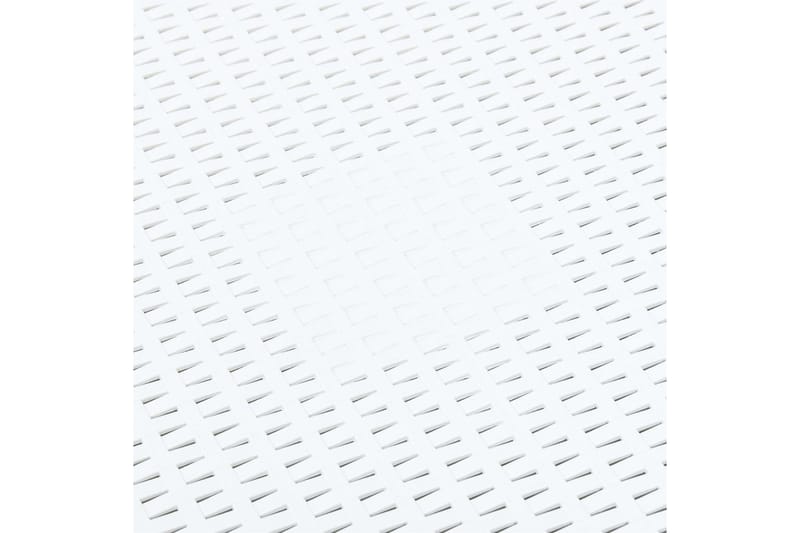 Sidobord vit 54x54x36,5 cm plast - Vit - Möbler - Bord & matgrupper - Avlastningsbord - Brickbord & småbord