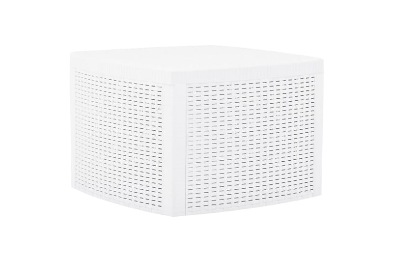 Sidobord vit 54x54x36,5 cm plast - Vit - Möbler - Bord & matgrupper - Avlastningsbord - Brickbord & småbord