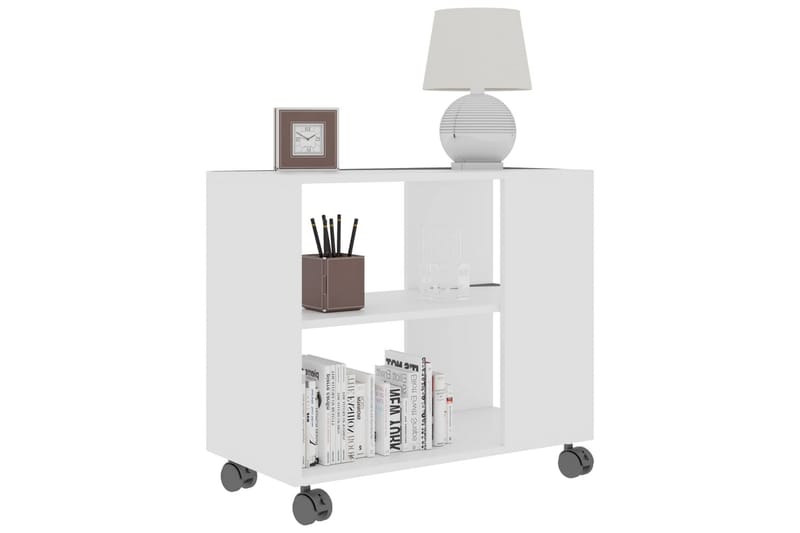 Sidobord vit 70x35x55 cm spånskiva - Vit - Möbler - Bord & matgrupper - Avlastningsbord - Brickbord & småbord
