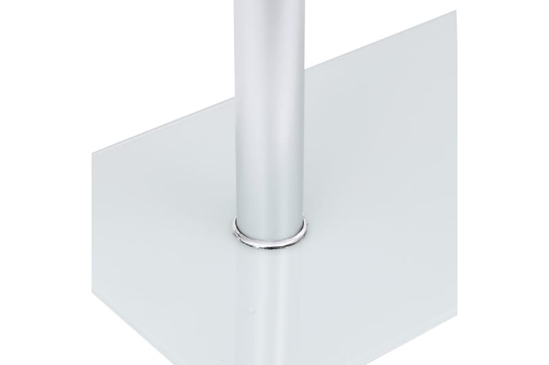 U-format sidobord genomskinligt 45x30x58 cm härdat glas - Transparent - Möbler - Bord & matgrupper - Avlastningsbord - Brickbord & småbord