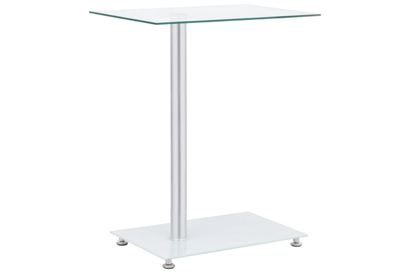 U-format sidobord genomskinligt 45x30x58 cm härdat glas - Transparent - Möbler - Bord & matgrupper - Avlastningsbord - Brickbord & småbord