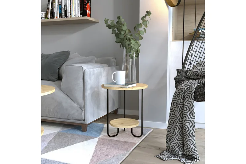 Ullavi Sidobord - Ljusbrun - Möbler - Bord & matgrupper - Avlastningsbord - Brickbord & småbord