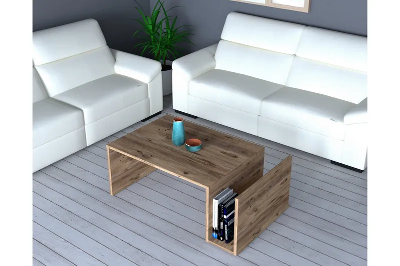 Vimenil Brickbord 87 cm - Brun - Möbler - Bord & matgrupper - Avlastningsbord - Brickbord & småbord