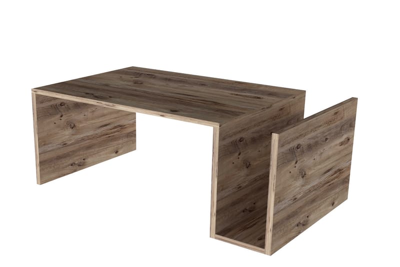 Vimenil Brickbord 87 cm - Brun - Möbler - Bord & matgrupper - Avlastningsbord - Brickbord & småbord