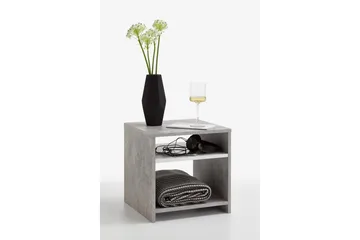 Weihert Sidobord 39 cm - Vit/Grå - Möbler - Bord & matgrupper - Avlastningsbord - Brickbord & småbord