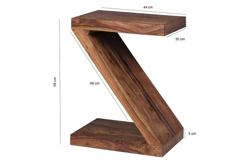 Wical Sidobord 44 cm - Trä/natur - Möbler - Bord & matgrupper - Avlastningsbord - Brickbord & småbord