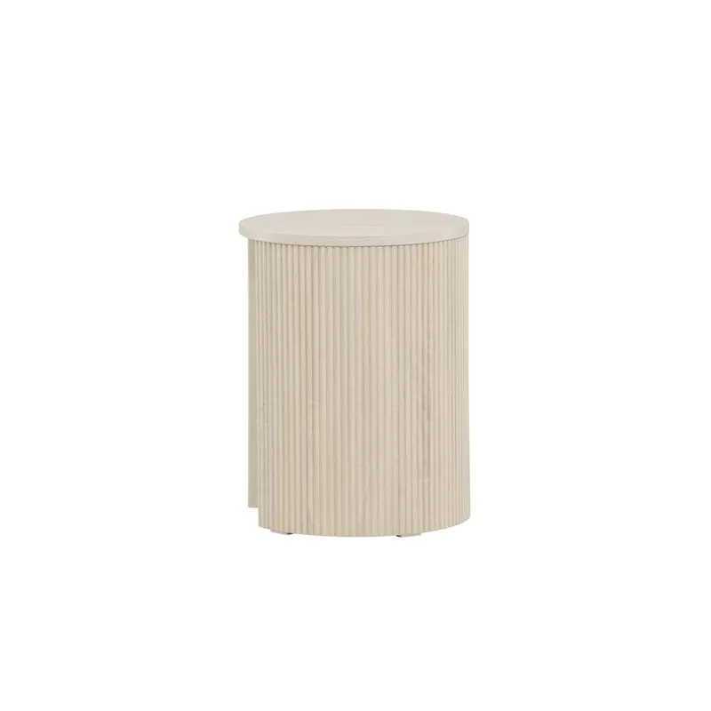 Bristol Sidobord 40 cm - Whitewash - Möbler - Bord & matgrupper - Avlastningsbord - Lampbord