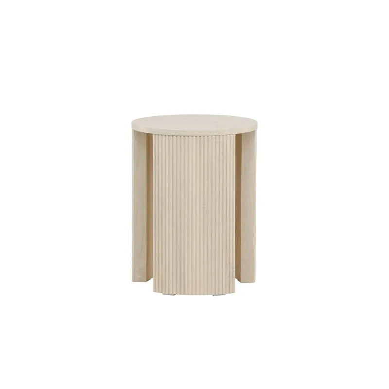 Bristol Sidobord 40 cm - Whitewash - Möbler - Bord & matgrupper - Avlastningsbord - Lampbord