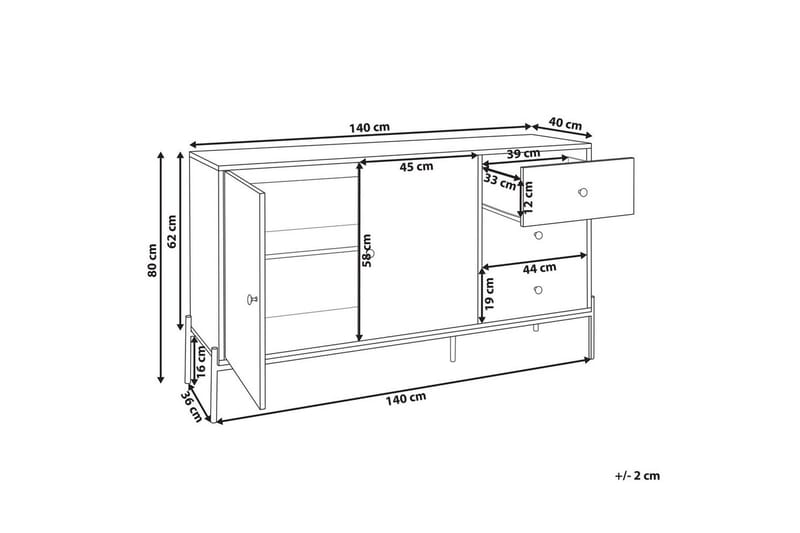Byrå Arizona - Förvaring - Förvaringsmöbler - Sideboard & skänk
