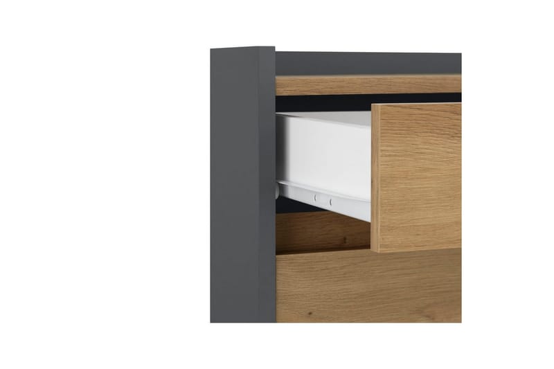 Byrå Kosmo Antracit/Ek, 4 lådor - Antracit/Ek, 4 lådor - Möbler - Bord & matgrupper - Avlastningsbord - Hallbord