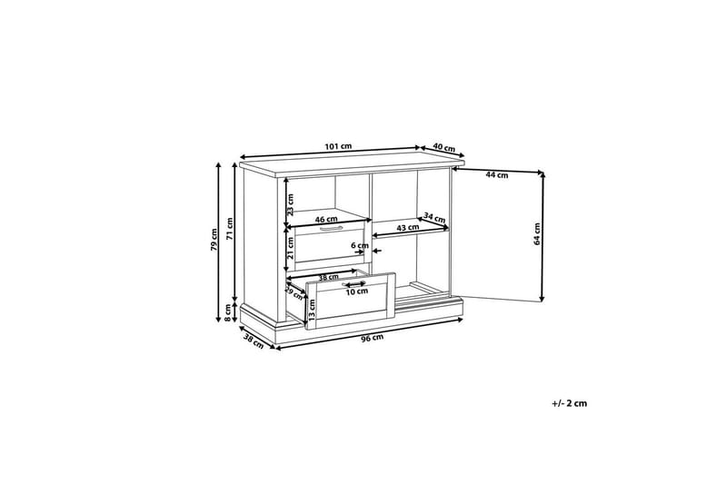 Byrå Toronto - Förvaring - Förvaringsmöbler - Sideboard & skänk