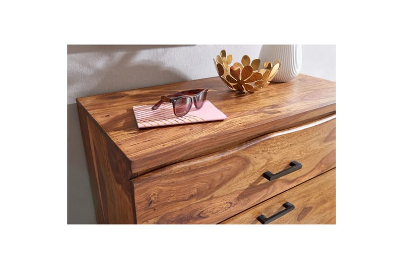 Byrå Wohnling Massivt trä med 5 lådor träd kant lantligt hus - Förvaring - Förvaringsmöbler - Byrå - Hallbyrå