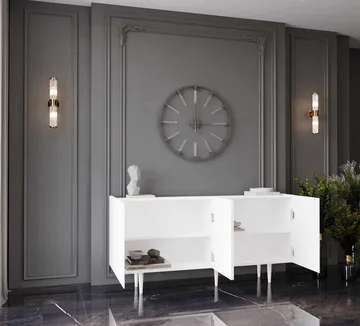 Capella Konsolbord 140x60x40 cm - Vit - Möbler - Bord & matgrupper - Avlastningsbord - Hallbord