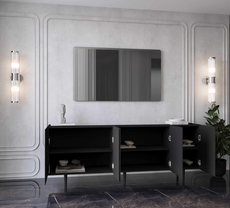 Capella Konsolbord 200x60x40 cm - Svart - Möbler - Bord & matgrupper - Avlastningsbord - Hallbord