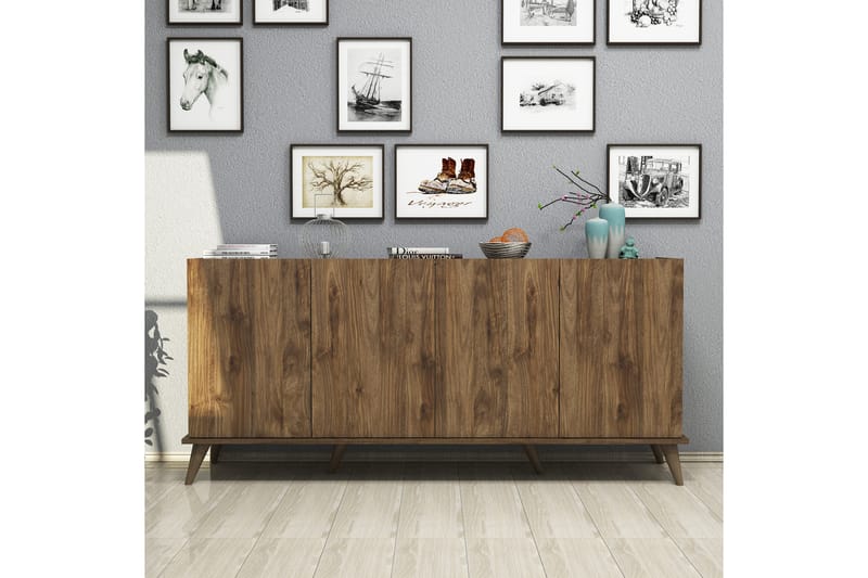 Challur Konsollbord 180 cm - Mörkbrun - Hallbord - Konsolbord & sidobord