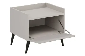 Chiku Sängbord 52 cm - Beige - Möbler - Bord & matgrupper - Avlastningsbord - Sängbord & nattduksbord