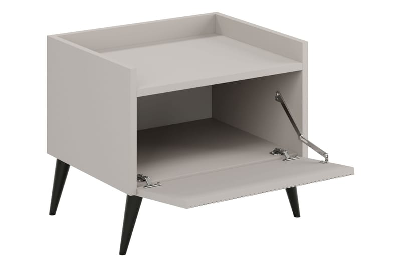 Chiku Sängbord 52 cm - Beige - Möbler - Bord & matgrupper - Avlastningsbord - Sängbord & nattduksbord