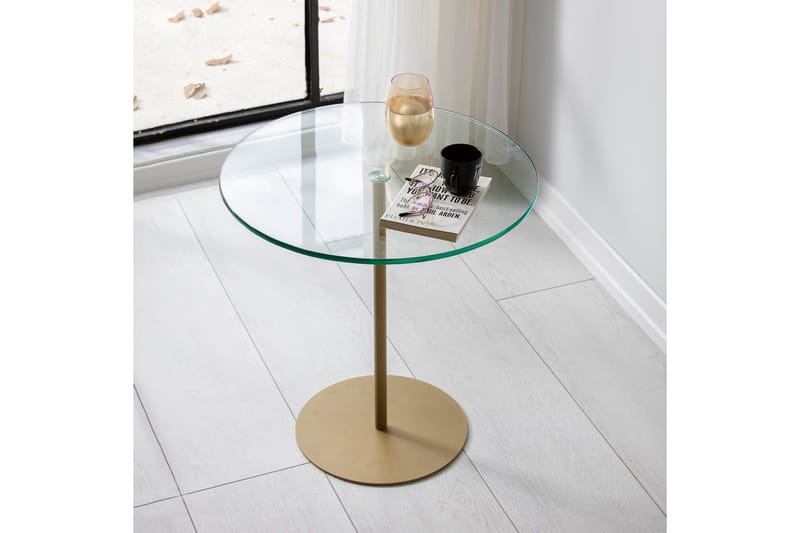 Chill-Out Sidobord 50x50 cm Guld - Hanah Home - Möbler - Bord & matgrupper - Avlastningsbord - Lampbord