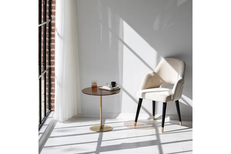 Chill-Out Sidobord 50x50 cm Guld/Brons - Hanah Home - Möbler - Bord & matgrupper - Avlastningsbord - Lampbord