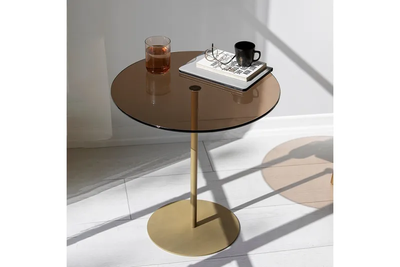 Chill-Out Sidobord 50x50 cm Guld/Brons - Hanah Home - Möbler - Bord & matgrupper - Avlastningsbord - Lampbord