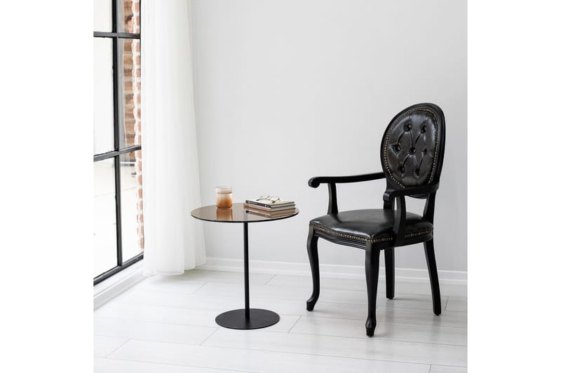 Chill-Out Sidobord 50x50 cm Svart/Brons - Hanah Home - Möbler - Bord & matgrupper - Avlastningsbord - Lampbord