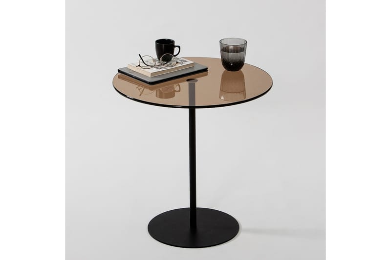 Chill-Out Sidobord 50x50 cm Svart/Brons - Hanah Home - Möbler - Bord & matgrupper - Avlastningsbord - Lampbord